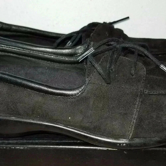 P.W. Minor CAMEO Black Leather Suede Shoe - Picture 2 of 7